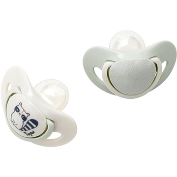 Lot de 2 sucettes physiologiques 6-18 mois