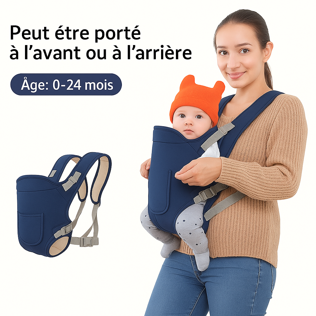 Porte-bébé multifonction 4 en 1 – Confort & sécurité