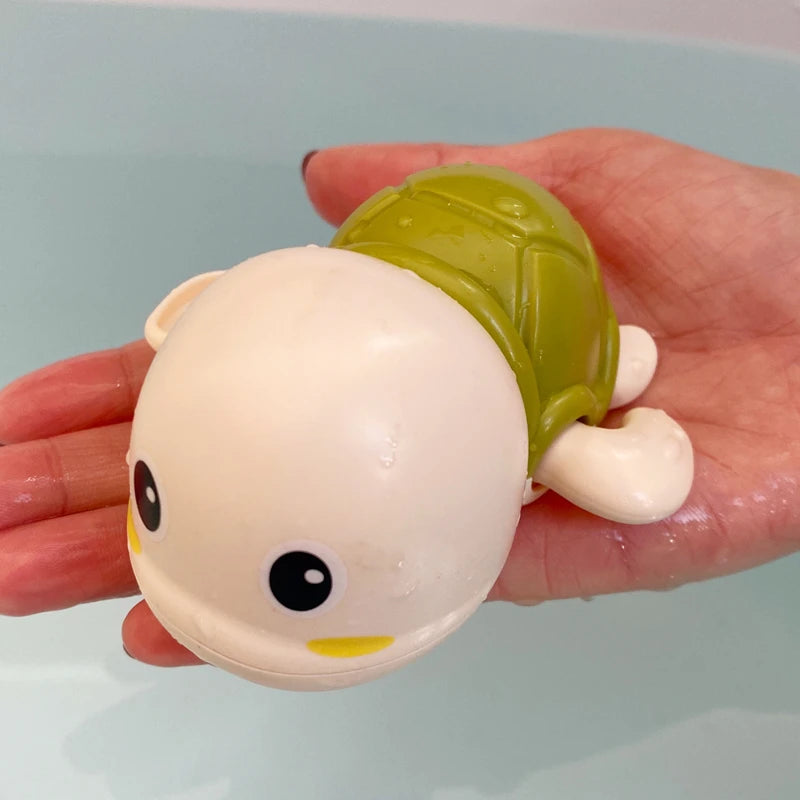 Jouet de Bain Bébé Tortue et Baleine – Jouet Flottant à Remontoir, Sécurisé et Amusant pour le Bain