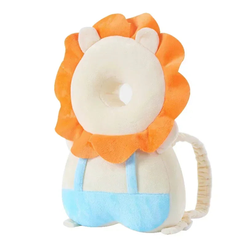 Protège-tête bébé anti-chute | Coussin de sécurité dorsal rembourré en peluche – Ange, abeille et animaux