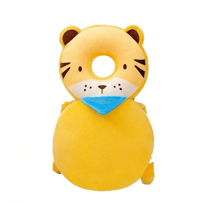 Protège-tête bébé anti-chute | Coussin de sécurité dorsal rembourré en peluche – Ange, abeille et animaux