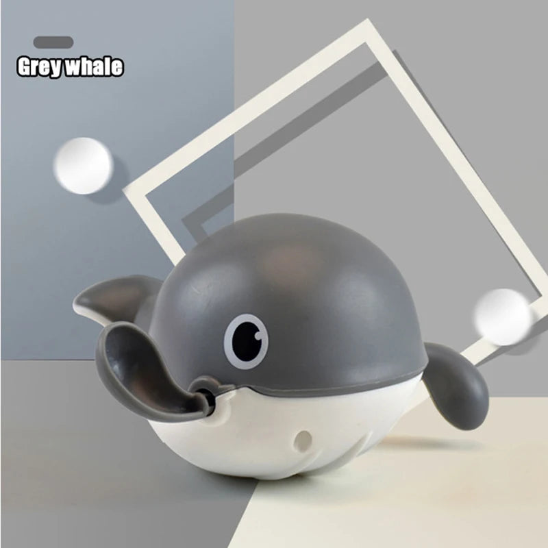 Jouet de Bain Bébé Tortue et Baleine – Jouet Flottant à Remontoir, Sécurisé et Amusant pour le Bain