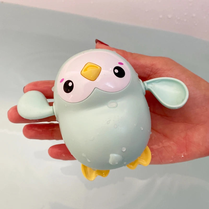 Jouet de Bain Bébé Tortue et Baleine – Jouet Flottant à Remontoir, Sécurisé et Amusant pour le Bain