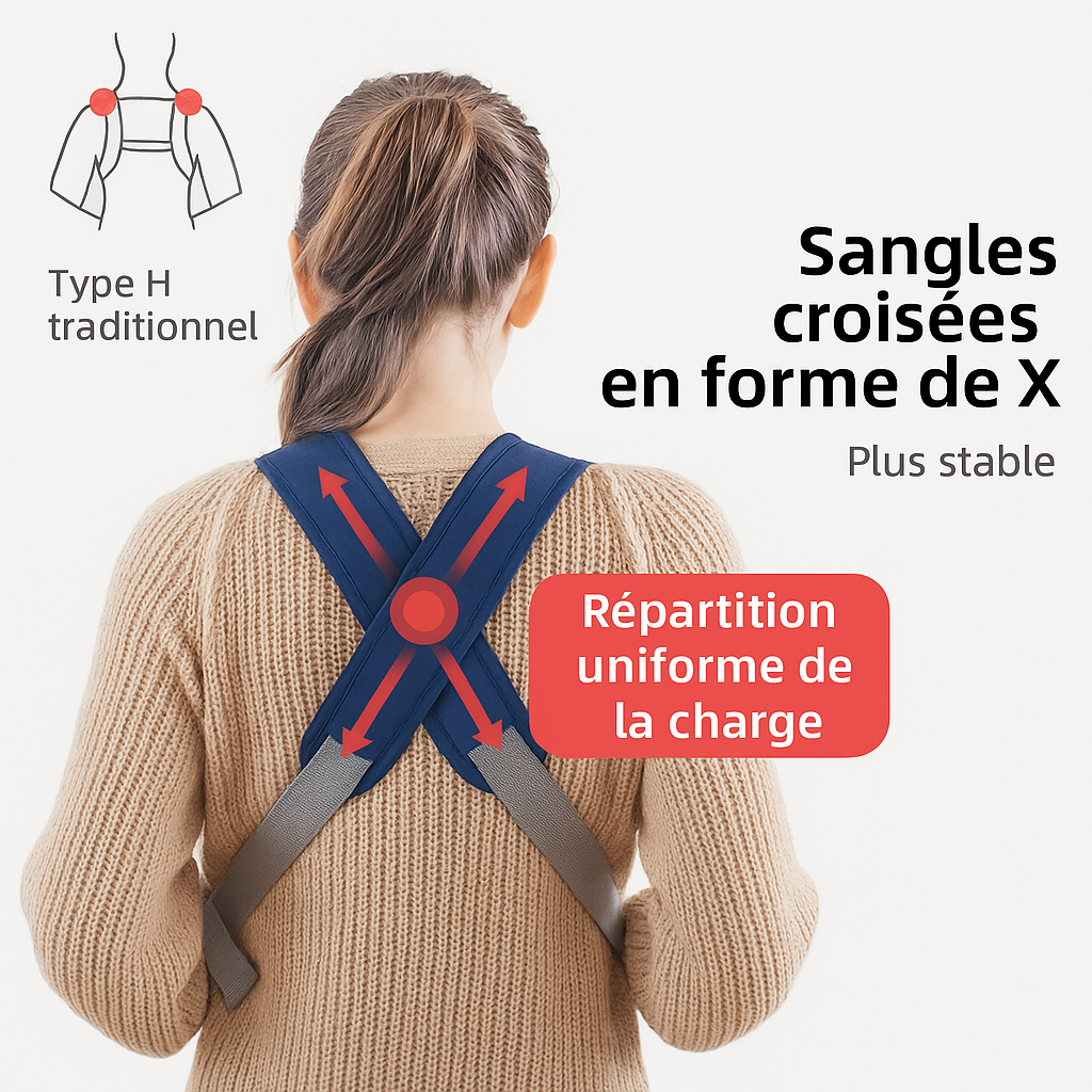 Porte-bébé multifonction 4 en 1 – Confort & sécurité