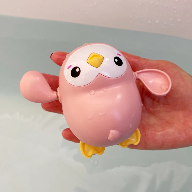 Jouet de Bain Bébé Tortue et Baleine – Jouet Flottant à Remontoir, Sécurisé et Amusant pour le Bain