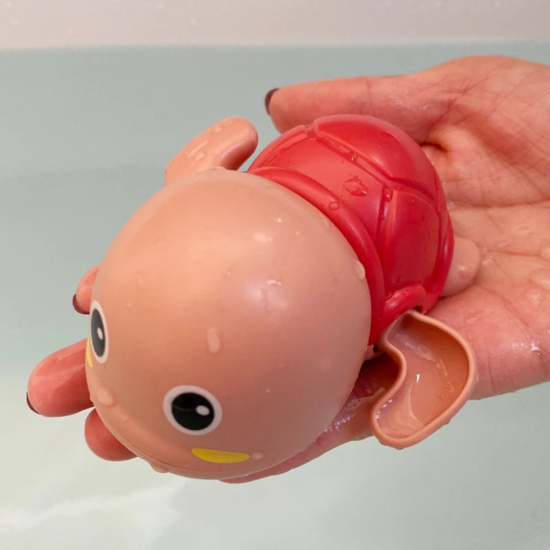 Jouet de Bain Bébé Tortue et Baleine – Jouet Flottant à Remontoir, Sécurisé et Amusant pour le Bain