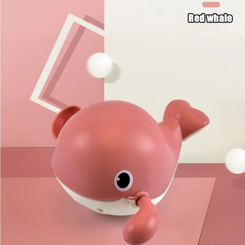 Jouet de Bain Bébé Tortue et Baleine – Jouet Flottant à Remontoir, Sécurisé et Amusant pour le Bain