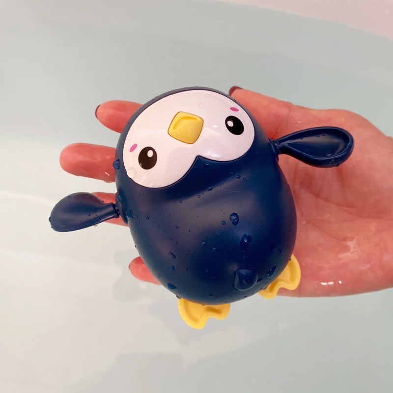Jouet de Bain Bébé Tortue et Baleine – Jouet Flottant à Remontoir, Sécurisé et Amusant pour le Bain