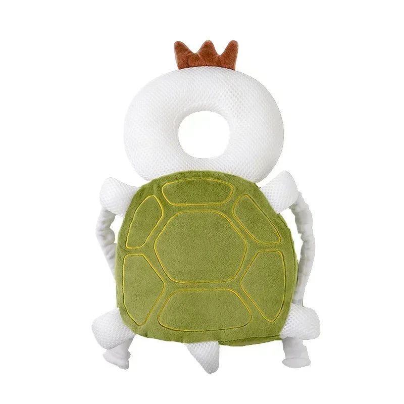 Protège-tête bébé anti-chute | Coussin de sécurité dorsal rembourré en peluche – Ange, abeille et animaux