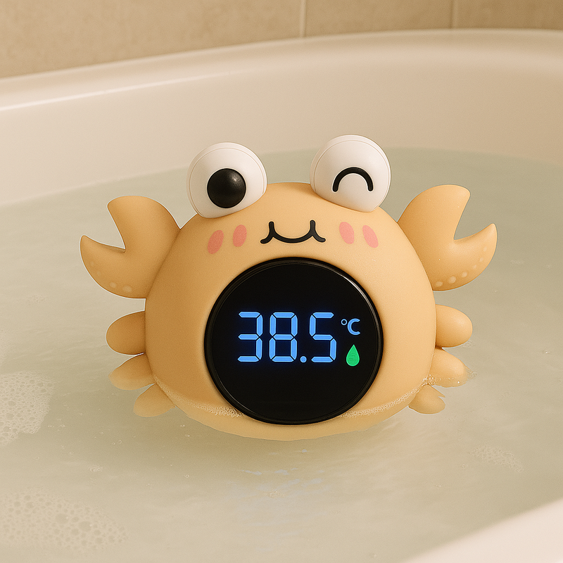 Thermomètre de Bain Bébé Digital Crabe